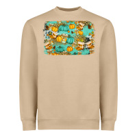 Mushroom western fall vibes background Heavyweight Sweatshirt - Jasminsmagicworld