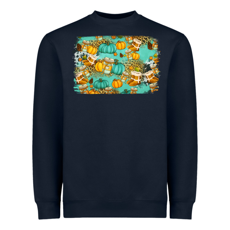Western Fall Vibes Background Heavyweight Sweatshirt by Jasminsmagicworld | Teevron