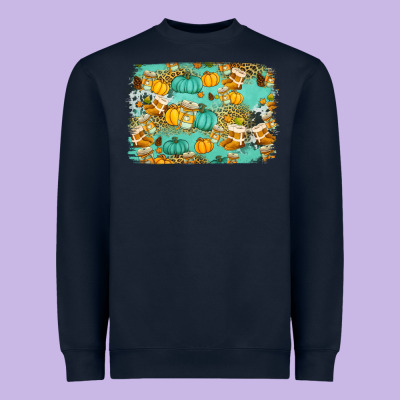Western Fall Vibes Background Heavyweight Sweatshirt Designed By Jasminsmagicworld