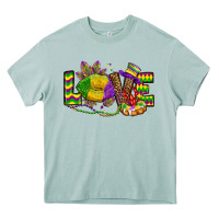 Arona love lips mardi gras Heavy Core Tee - OliviaCreatesArt