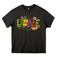 Asphalt love lips mardi gras Heavy Core Tee - OliviaCreatesArt