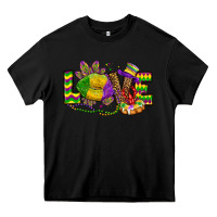 Black love lips mardi gras Heavy Core Tee - OliviaCreatesArt