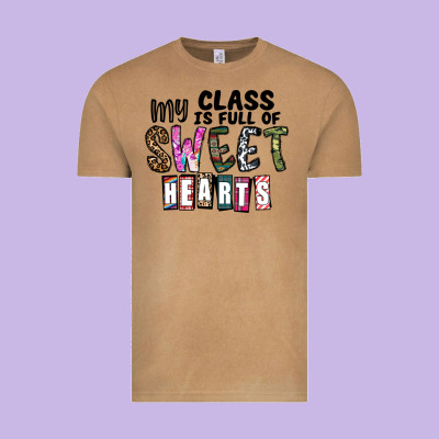 My Class ısfull Of Sweet Hearts Vintage Tee Designed By Cowhidedigitalart