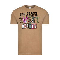 Vintage Coffee my class ısfull of sweet hearts Vintage Tee - CowhideDigitalArt