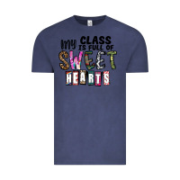 Vintage Denim my class ısfull of sweet hearts Vintage Tee - CowhideDigitalArt