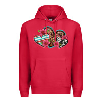 Cardinal easter spring western hearts Premium Hoodie - Artiststas