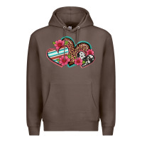 Coffee easter spring western hearts Premium Hoodie - Artiststas