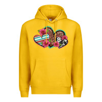 Lemon easter spring western hearts Premium Hoodie - Artiststas