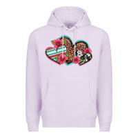 Lilac easter spring western hearts Premium Hoodie - Artiststas
