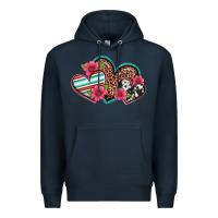 Navy easter spring western hearts Premium Hoodie - Artiststas