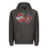 Smoke easter spring western hearts Premium Hoodie - Artiststas