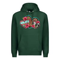 Sports Green easter spring western hearts Premium Hoodie - Artiststas