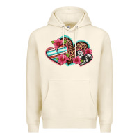 Tofu easter spring western hearts Premium Hoodie - Artiststas