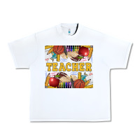 White Teacher Urban Heavy Tee - LillyAllenDesigns
