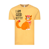 Vintage Mustard I Am Good Kittiy Vintage Tee - Bettercallsaul