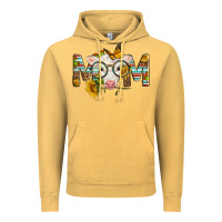 Vintage Mustard Western Baby Calf Mom With Sunflower Vintage Hoodie - LillyAllenDesigns