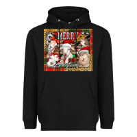 Black merry Christmas goats tumbler Heavyweight Hoodie - Jasminsmagicworld