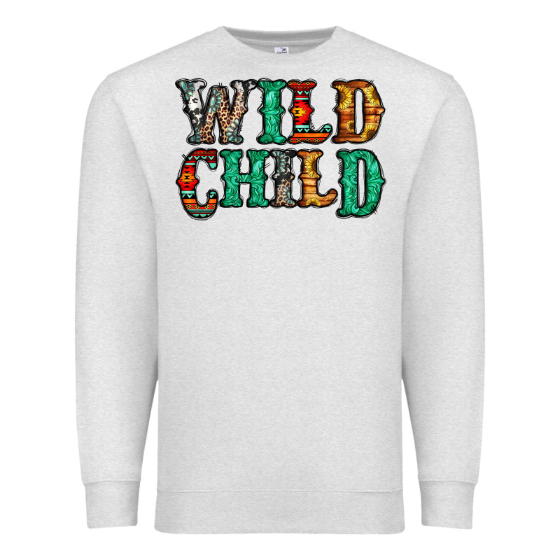 Western Wild Child Premium Sweatshirt by Jasminsmagicworld | Teevron