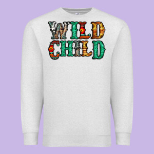 Western Wild Child Premium Sweatshirt Designed By Jasminsmagicworld