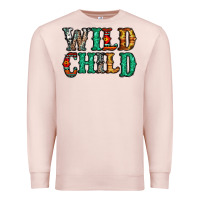 Pale Pink western wild child Premium Sweatshirt - Jasminsmagicworld