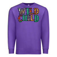 Purple western wild child Premium Sweatshirt - Jasminsmagicworld