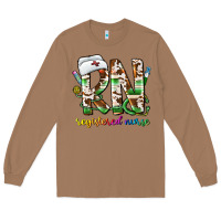 Toasted Coconut rn registered nurse Long Sleeve Tee - CowhideDigitalArt