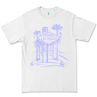 White las vegas strip retro famous sign nevada traveler souvenir t shirt Premium Tee - baoMotion