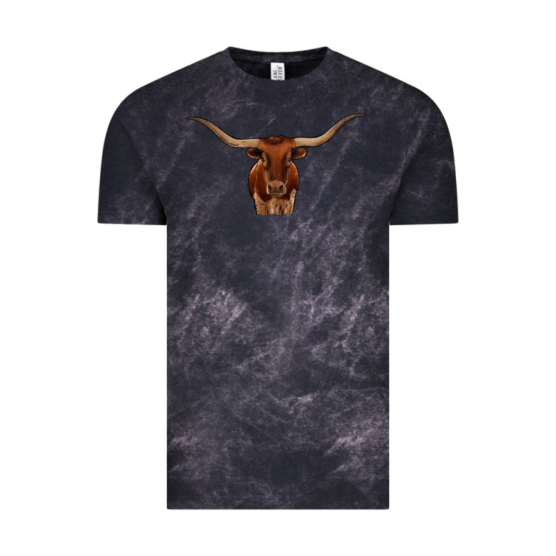 Texas Longhorn Illustration Vintage Tee by CowhideDigitalArt | Teevron