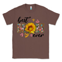 Chestnut best mom ever with sunflower Classic Tee - Artiststas