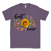 Lavender best mom ever with sunflower Classic Tee - Artiststas