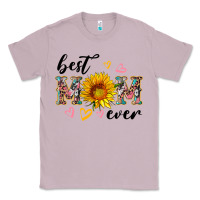 Lilac best mom ever with sunflower Classic Tee - Artiststas