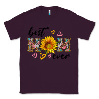 Plum best mom ever with sunflower Classic Tee - Artiststas