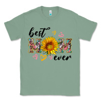 Sage best mom ever with sunflower Classic Tee - Artiststas