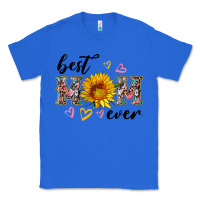 True Royal best mom ever with sunflower Classic Tee - Artiststas