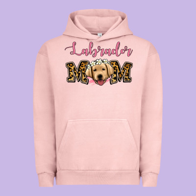 Labrador Mom Urban Hoodie Designed By Jasminsmagicworld