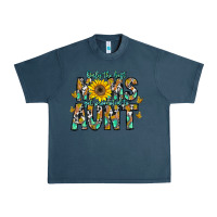 Midnight Navy only the best moms get promoted to aunt Urban Heavy Tee - CowhideDigitalArt