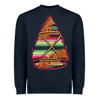 Navy serape tooled leather arrowhead Heavyweight Sweatshirt - Jasminsmagicworld