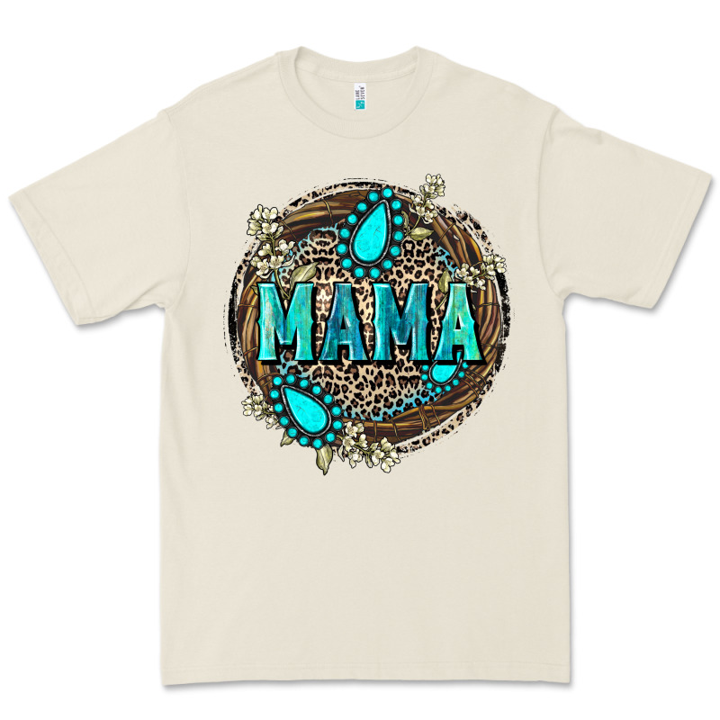 Mama With Gemstone Leopard Mother's Day Premium Tee by FaDigitalArtStudio | Teevron