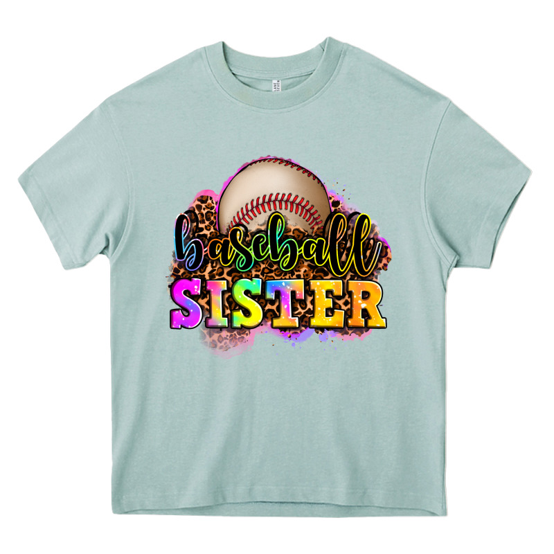 Baseball Sister Heavy Core Tee by OliviaCreatesArt | Teevron