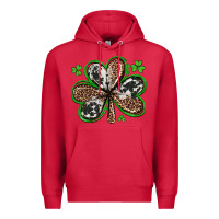 Cardinal western st patricks day shamrocks Premium Hoodie - Artiststas