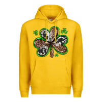 Lemon western st patricks day shamrocks Premium Hoodie - Artiststas