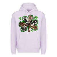Lilac western st patricks day shamrocks Premium Hoodie - Artiststas