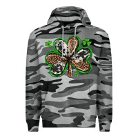 Slate Camo western st patricks day shamrocks Premium Hoodie - Artiststas