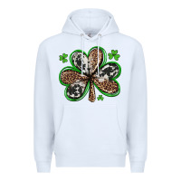 White western st patricks day shamrocks Premium Hoodie - Artiststas