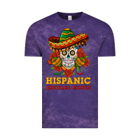Cloud Purple sombrero skull heritage Vintage Tee - BundleAndBundleShop