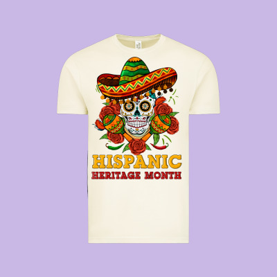 Sombrero Skull Heritage Vintage Tee Designed By Bundleandbundleshop