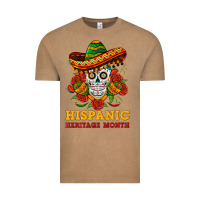 Vintage Coffee sombrero skull heritage Vintage Tee - BundleAndBundleShop