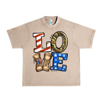French Oak love 4th of july army veteran Urban Heavy Tee - Jasminsmagicworld