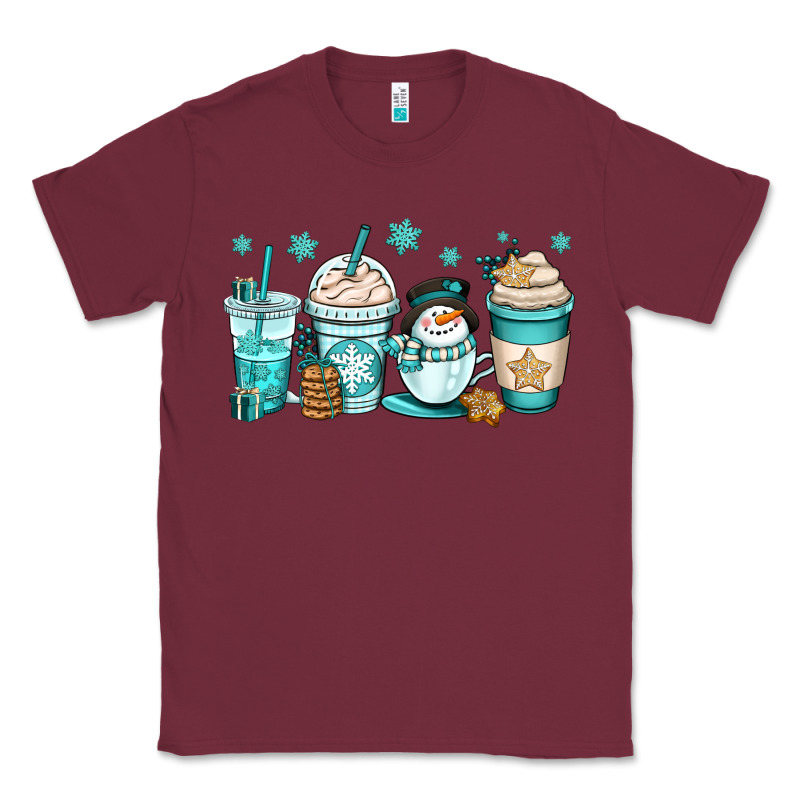Winter Coffee Cups Classic Tee by OliviaCreatesArt | Teevron