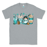 Heather Grey winter coffee cups Classic Tee - OliviaCreatesArt
